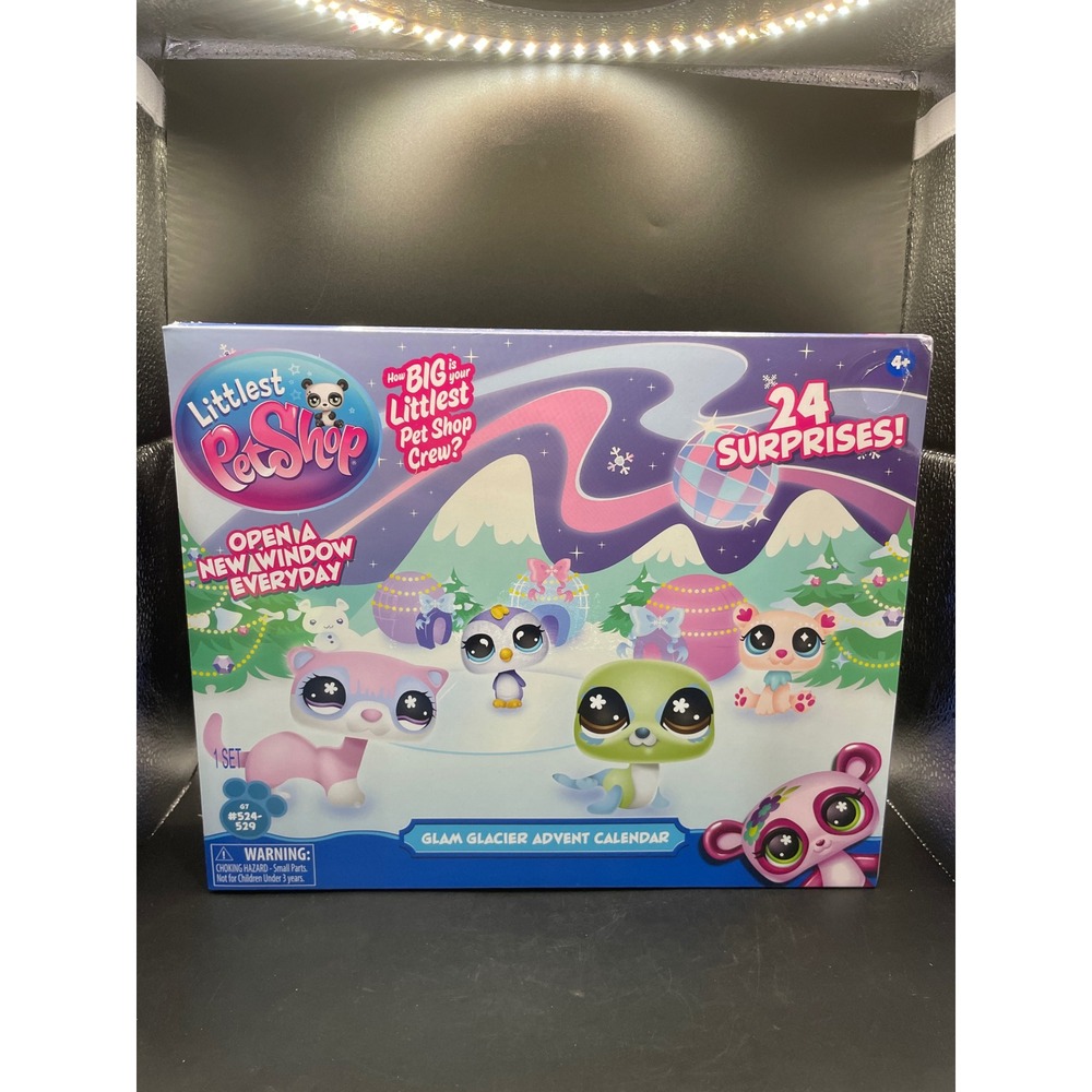 Littlest Pet Shop Glam Glacier Advent Calendar 24 Surprises 6 Pets 67 524-529